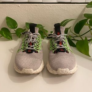 Nike Space Hippie 01 Grey Electric Green Red Women's Size 7.5 DJ3056-004